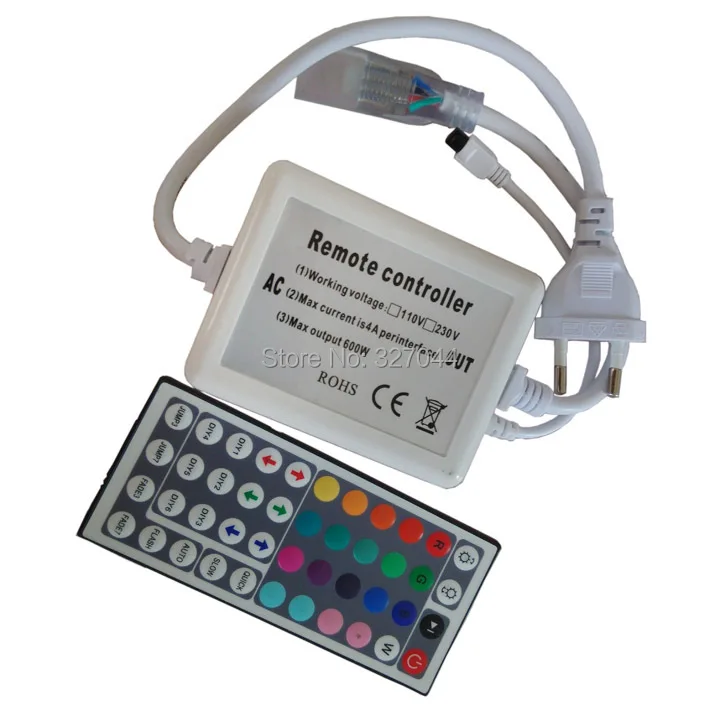 30 компл./лот 44 клавиши Макс 720 Вт AC110V 220 в RGB светодиодный диммер ИК пульт