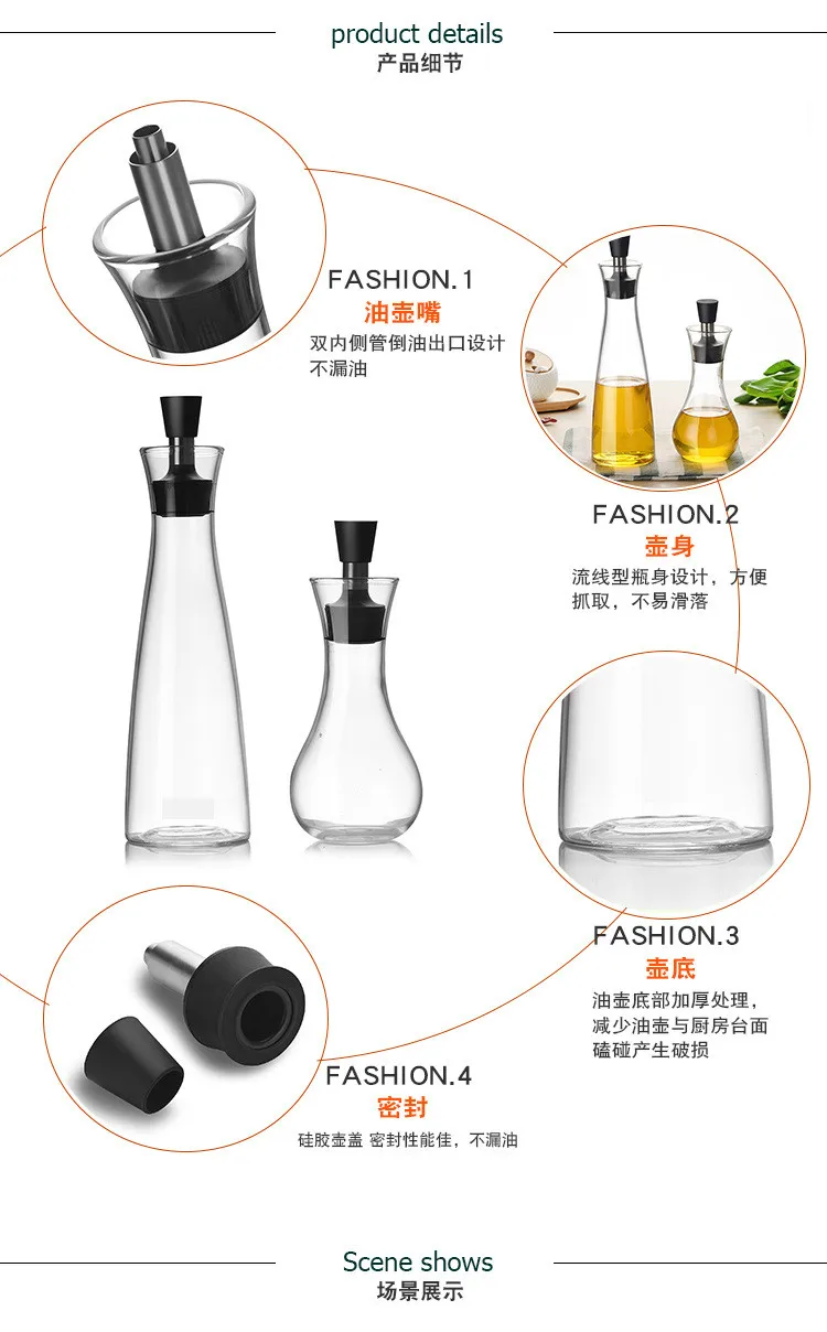 Кухня из высокачественного боросиликатного Стекло ароматная бутылка Творческий