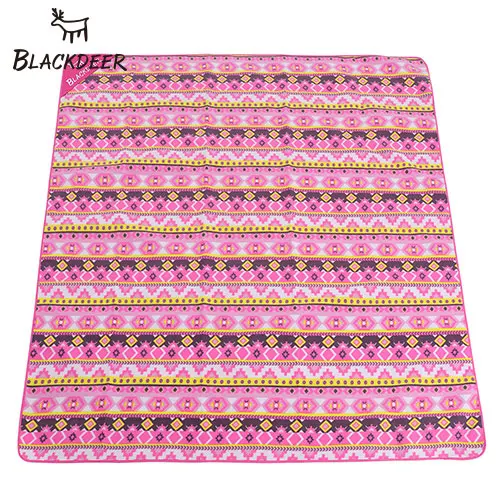 Pink BLACKDEER Сверхлегкий карманный водонепроницаемый плед для пикника пляжный напольный коврик для кемпинга открытый тент брезент Многофункциональный - Цвет: Pink