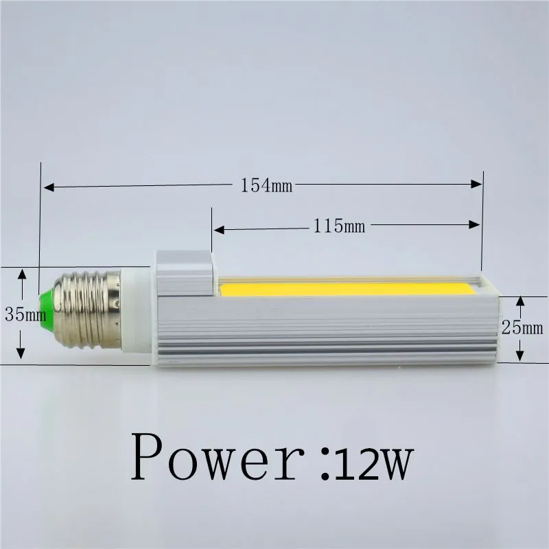 Новейшая светодиодная лампа E27 G24 G23 9 Вт 12 15 COB LED Corn PL светильник белый/теплый белый