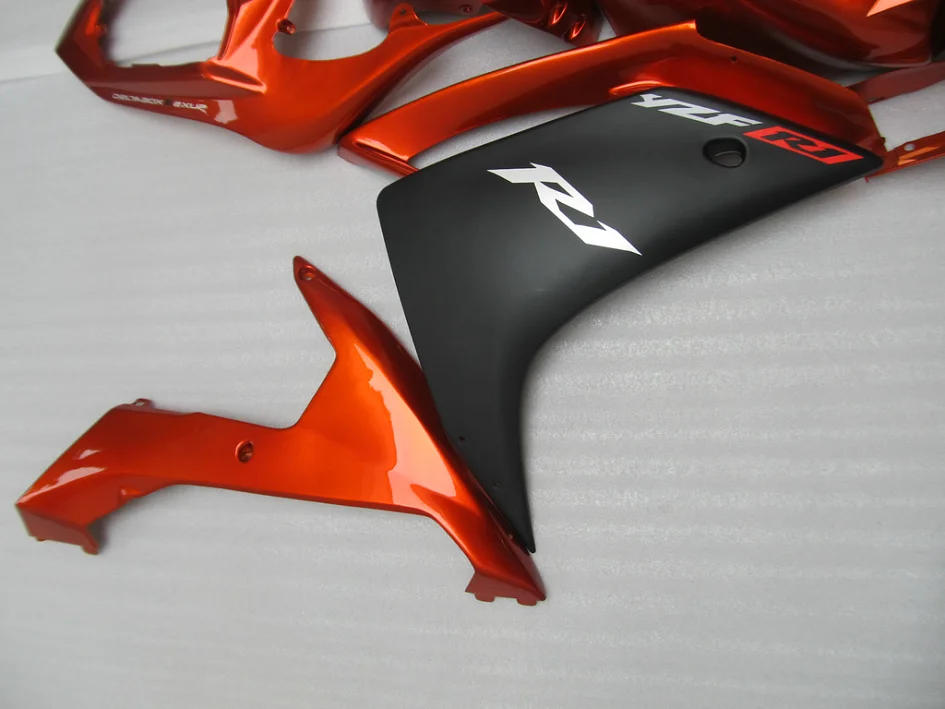 Комплект обтекателей под давлением для YZFR1 07 08 YZF R1 YZF1000 2007 2008 красный матовый