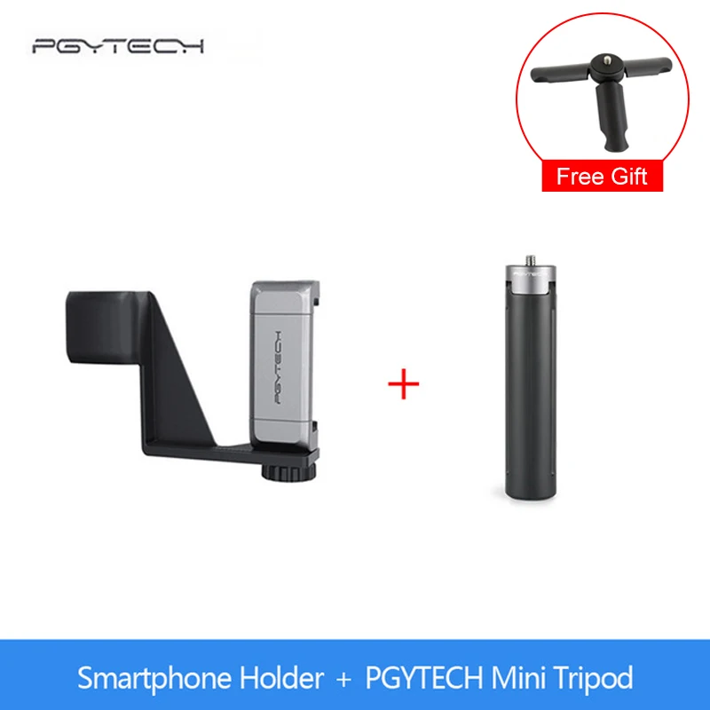 Золотой PGYTECH держатель смартфона кронштейн для DJI OSMO Карманный карданный смартфон фиксированная подставка аксессуары - Цвет: Золотой