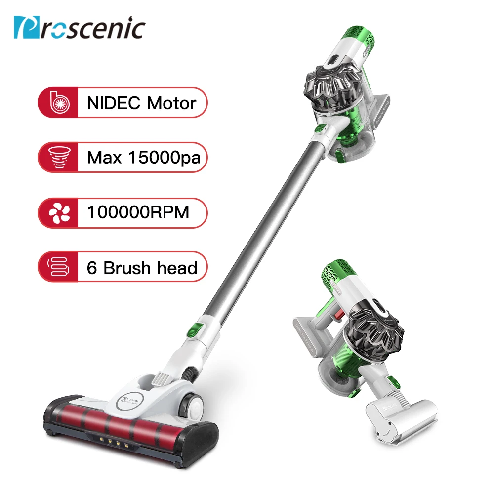Proscenic P9 высокой мощности пылесос свет портативный беспроводной палка вакуум 3 в