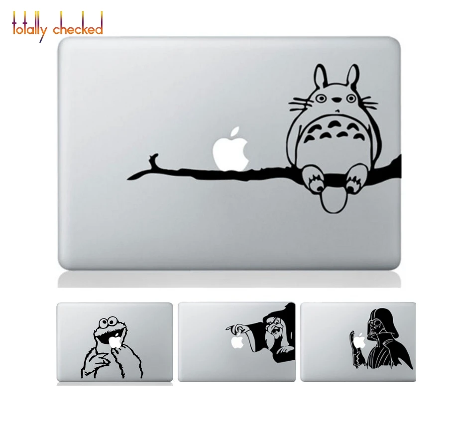 Крутая, для ноутбука Стикеры для Mac book для Apple Macbook Pro Air 13 11 15 мультфильм ноутбук кожи в виде ракушки мультяшный винил наклейка ноутбука Стикеры