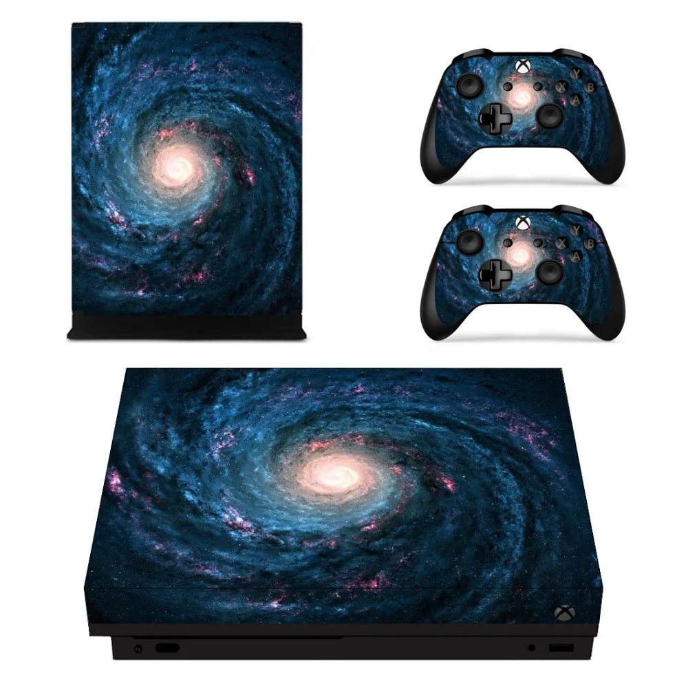 Наклейка звездное небо для Xbox One X наклейка скины наклейки на консоль контроллера