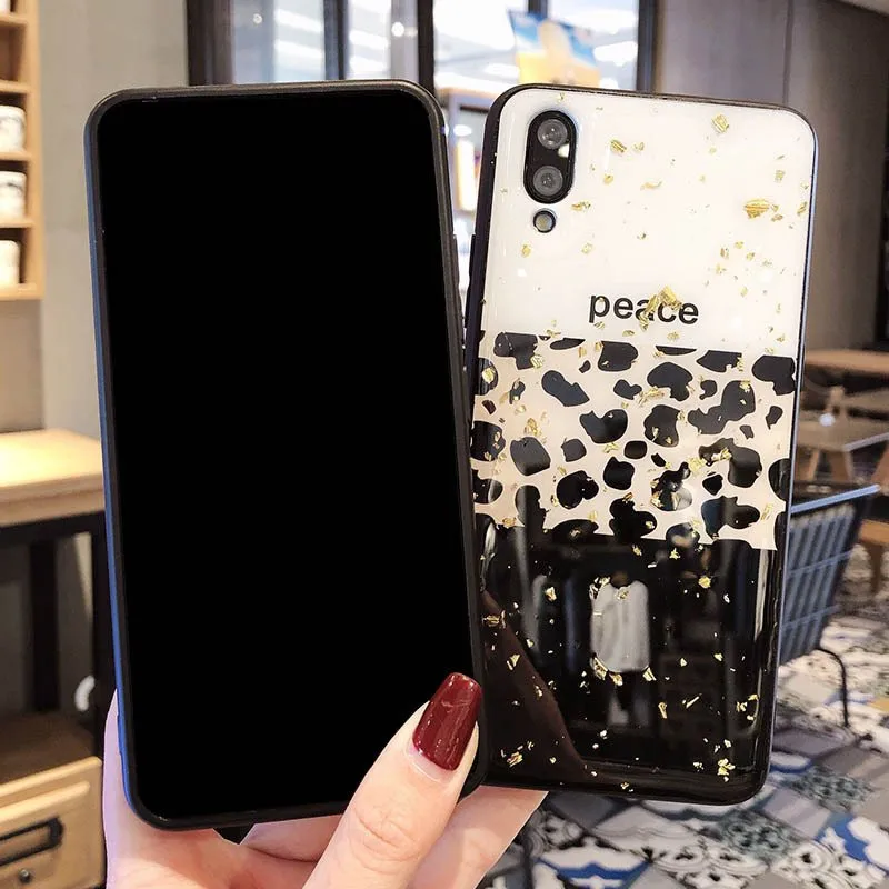 Золотой леопардовый чехол для телефона Huawei P20 P30 Lite Pro силиконовый Mate 10 Mate20 Nova 3 Honor