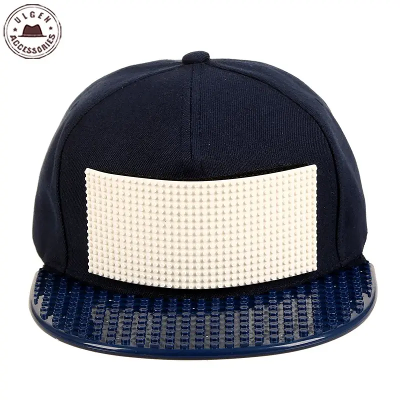 Detachable Customized LEGO Cap - High Quality Blocks Bricks DIY LEGO Baseball Hat - Cool Trucker Snapback Hat for Men and Women image 3