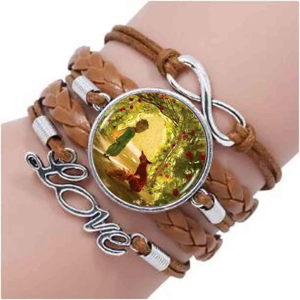 Медная цепочка с логотипом Маленького принца Женский чокер массивный медный