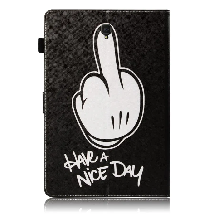 3D Fashion Printing PU Leather Case For Samsung Tab S4 10.5 2018 SM T830 T835 painted leather tablet case for inch | Компьютеры и офис