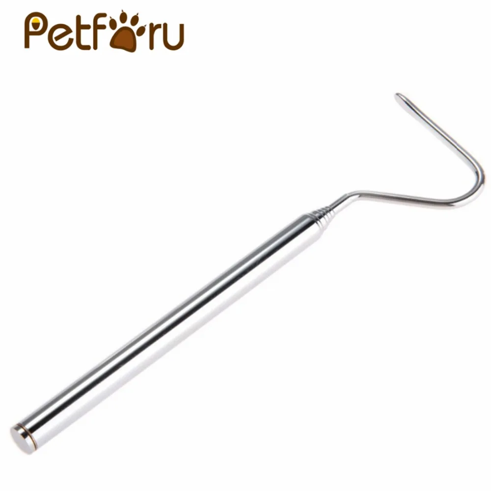 Petforu растягивающийся крюк Ловца змеи из нержавеющей стали рептилия захват
