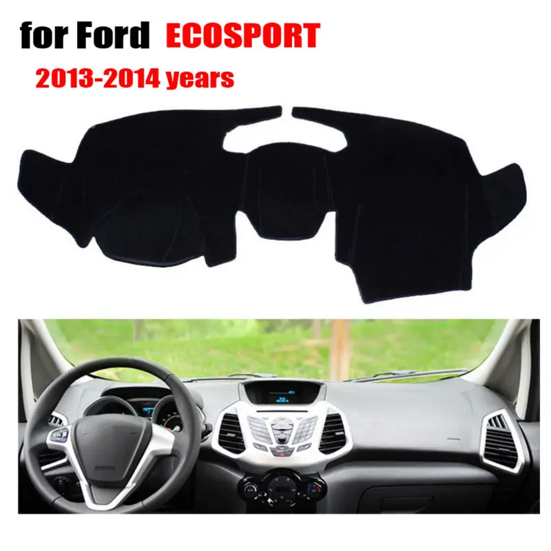 

Car dashboard covers mat For Ford ecosport 2013 2014 left hand drives dashmat pad dash covers Instrument platform accessories