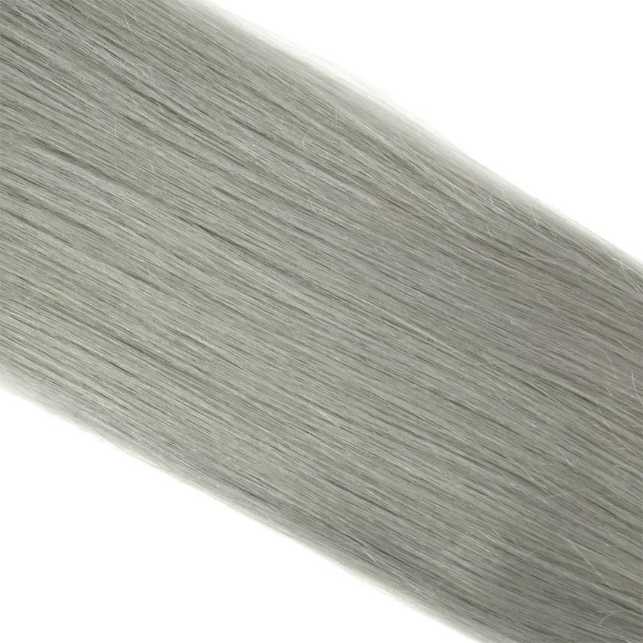 Ms lula волосы бразильские Прямые Цветные серые человеческие плетение 10 дюймов 22 remy