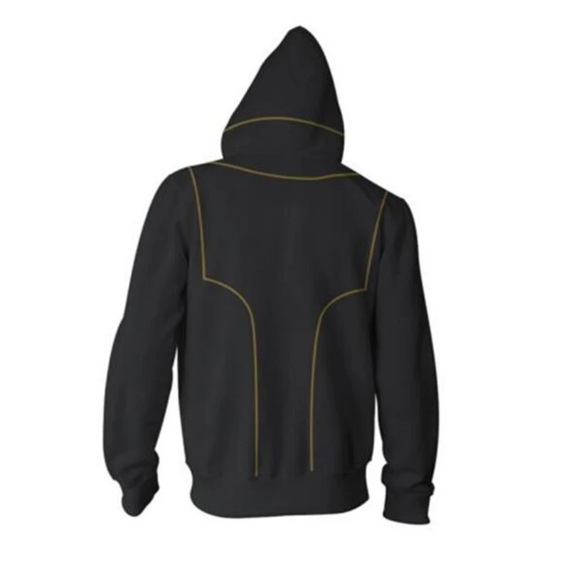 Новинка 2019New игра Dishonored Корво аттано косплей костюм на молнии Толстовка Косплей для мужчин и женщин повседневный спортивный свитер