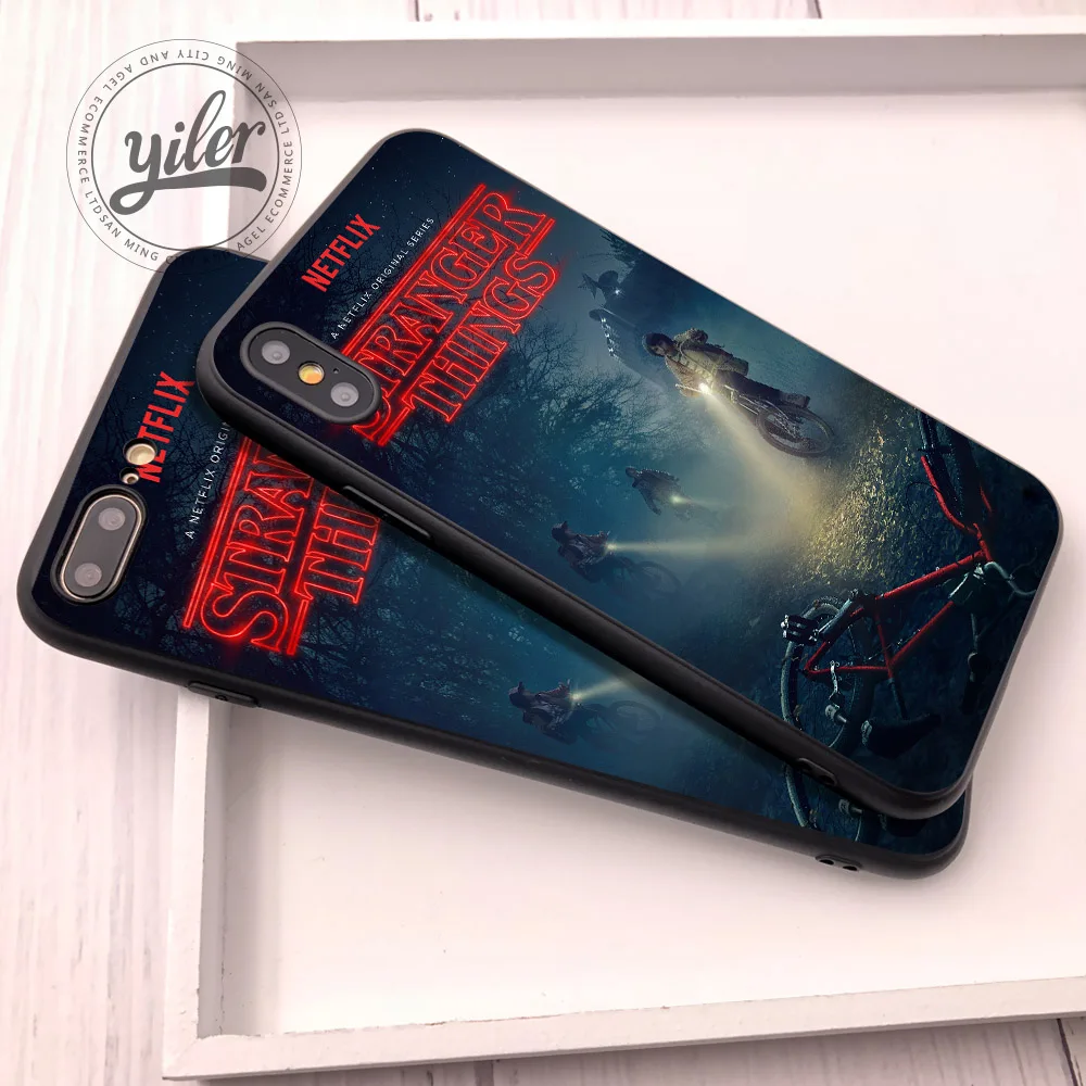 Coque чехол с принтом из сериала "очень странные дела" для iPhone 7 Plus 11 pro XS Max чехол для iPhone 5S, SE 6S 7 8 Plus чехол s для iPhone XR 6 7 8 Plus чехол