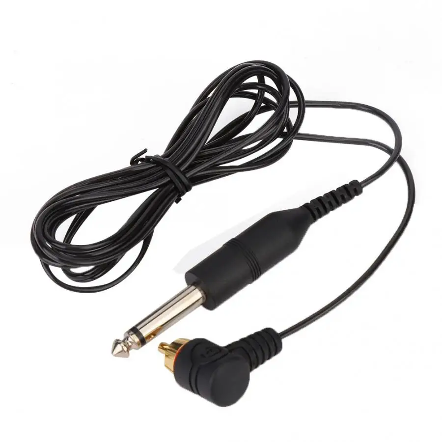 Машина для татуировки ультра-тонкая линия крючка RCA Интерфейс прочный правый