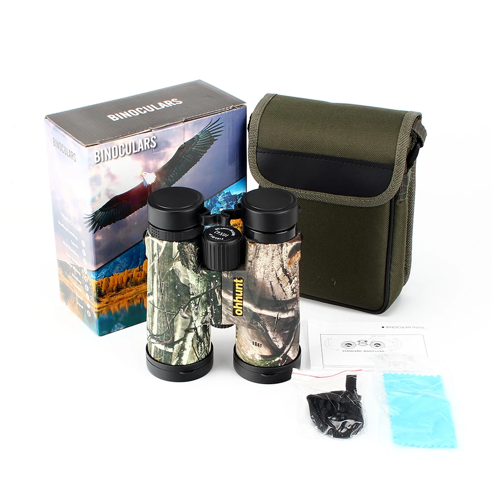 ohhunt Military 10X42 Hunting Scope Telescope Camouflage Binoculars High Power Hunting Army HD Wide Angle binoculars