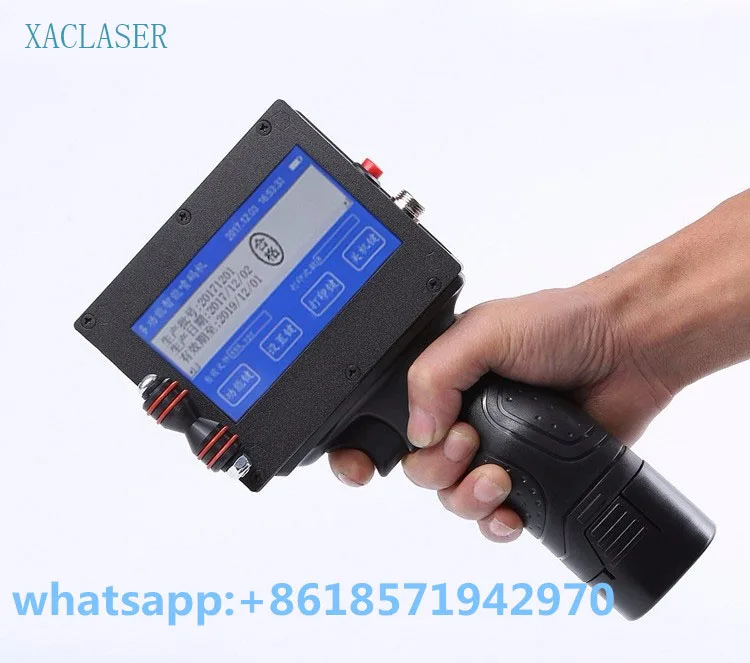 

hot sale handheld inkjet printer with touch screen inkjet printer for Print QR code Production date