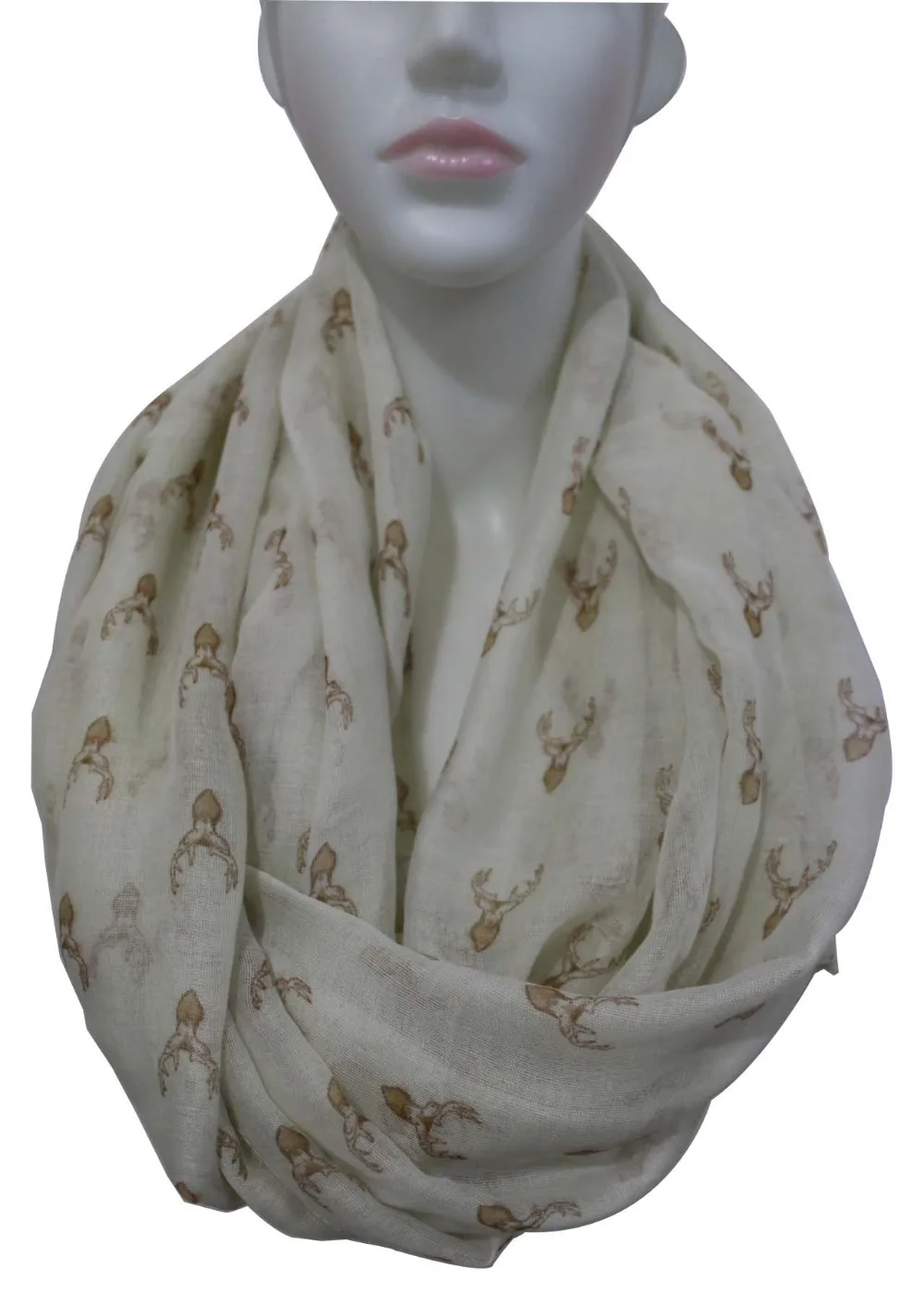 Бесплатная доставка 2018 новый модный абстрактный белый олень голова