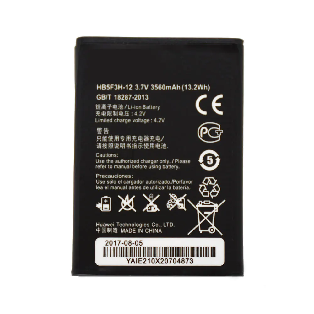 HB5F3H новая сменная батарея для Huawei E5372T E5775 4G LTE FDD Cat 4 WIFI роутер 3560mAh 12|Аккумуляторы