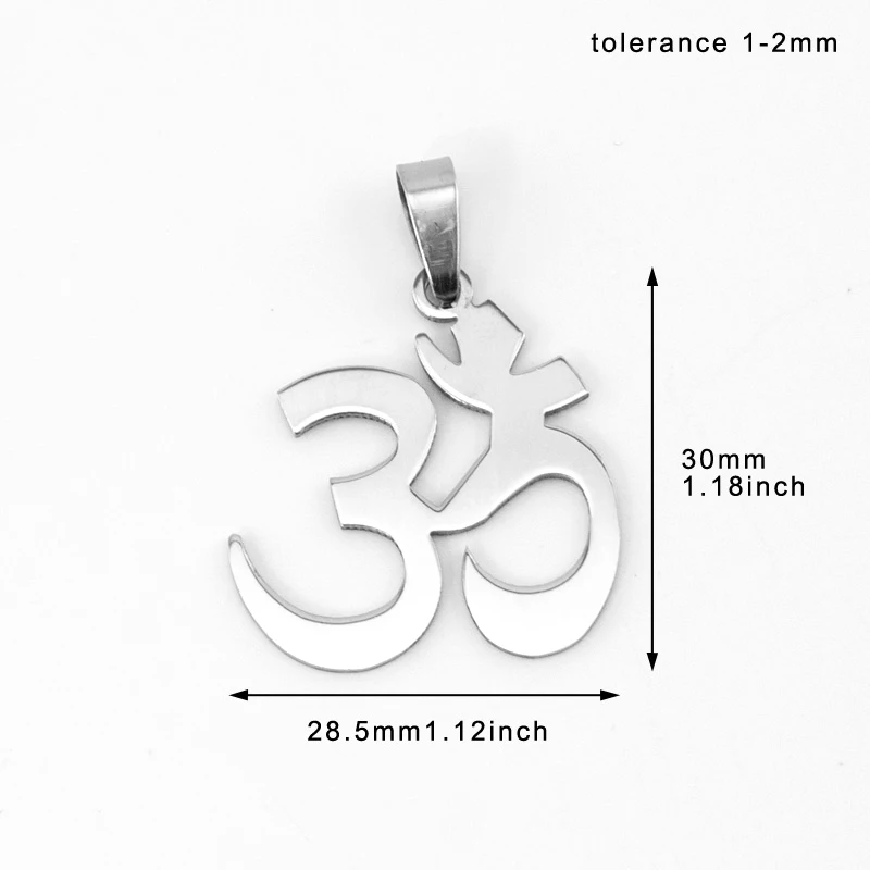 Hinduism AUM подвеска OM Подвески Ювелирные изделия из нержавеющей стали классические