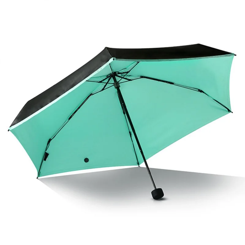 Высококачественный карманный мини зонтик женский Солнечный дождливый модный