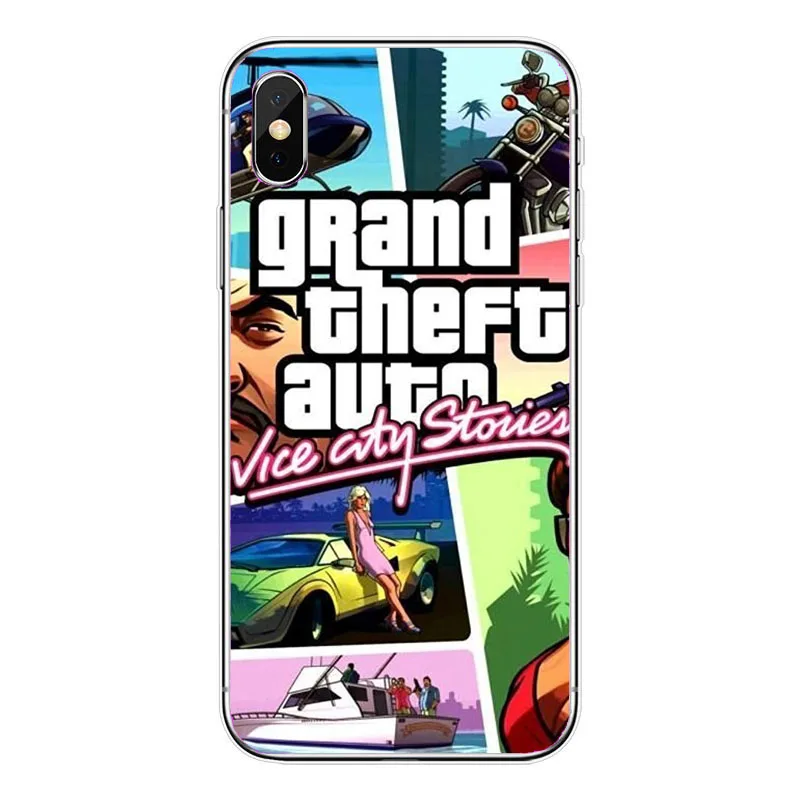 TPU Grand Theft Auto GTA V Мягкий Силиконовый ТПУ чехол для телефона для iPhone 11 11Pro XS Max XR X 10 8 7 6S Plus 5S SE 8PIUS TPU чехол - Цвет: TPU