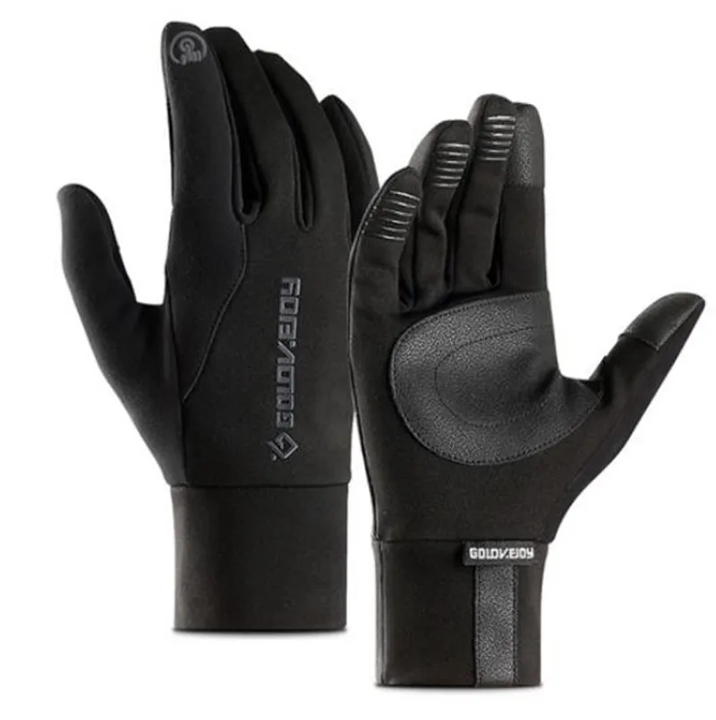 Зимние мотоциклетные перчатки мужские водонепроницаемые ветрозащитные теплые