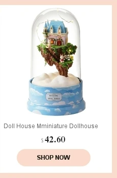 Кукольный домик Diy 3D Каса де Boneca Миниатюрный Кукольный дом модель строительные наборы деревянная мебель игрушки подарки на день рождения Счастливые времена Z008