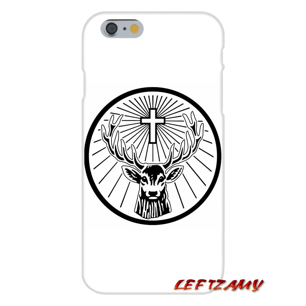 Аксессуары чехлы для телефонов арт Логотип ЕГЕРМЕЙСТЕР iPhone X XR XS MAX 4 4S 5 5S 5C SE 6 6S 7 8