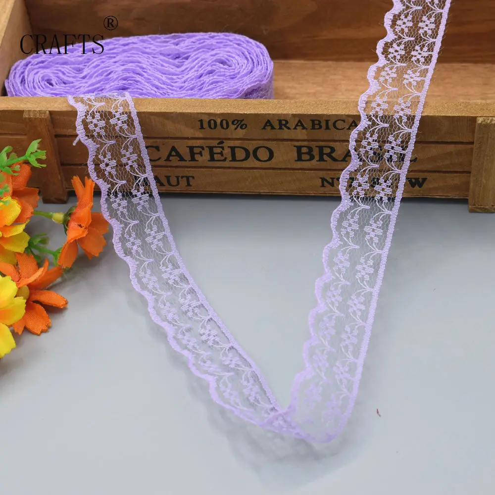 27 цвет! 10 ярдов Высокое качество кружева ленты DIY одежды, свадебное платье, украшения ювелирных изделий