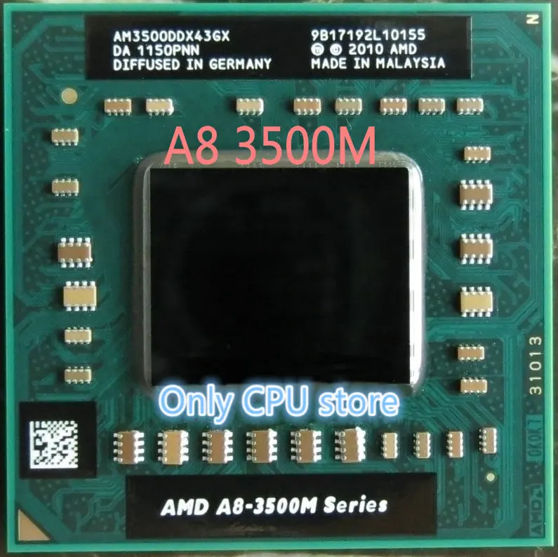 Четырехъядерный процессор AMD A8-3500M 1,5 ГГц разъем FS1 A8 3500 м AM3500DDX43GX A8-Series ноутбук APU ноутбук s ноутбук