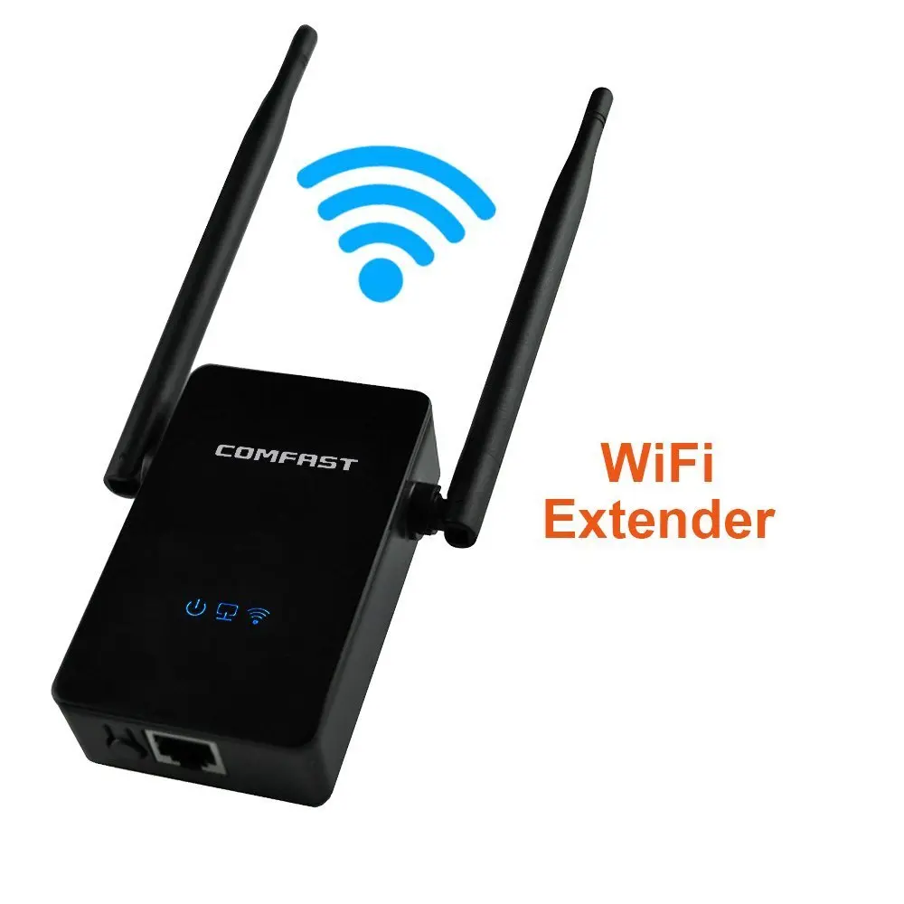 COMFAST Беспроводной WI-FI маршрутизатор Ретранслятор 300 м 2 * 5dbi Wi-Fi Range Extender