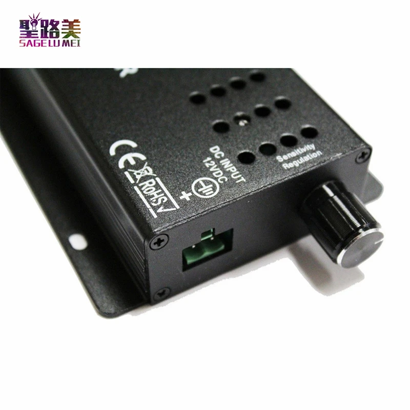 Быстрая доставка DC12-24V 24 клавиши музыкальный чувствительный к звуку контроллер