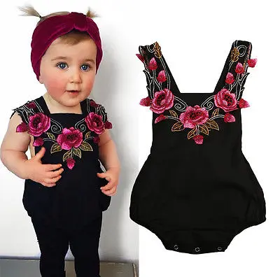 Цветочный Классический комбинезон для новорожденных девочек наряд одежда|clothes