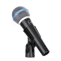beta 58a handheld cardioid dynamic mic wired microphone for computer karaoke system mixer audio beta58a stage singer sing mike