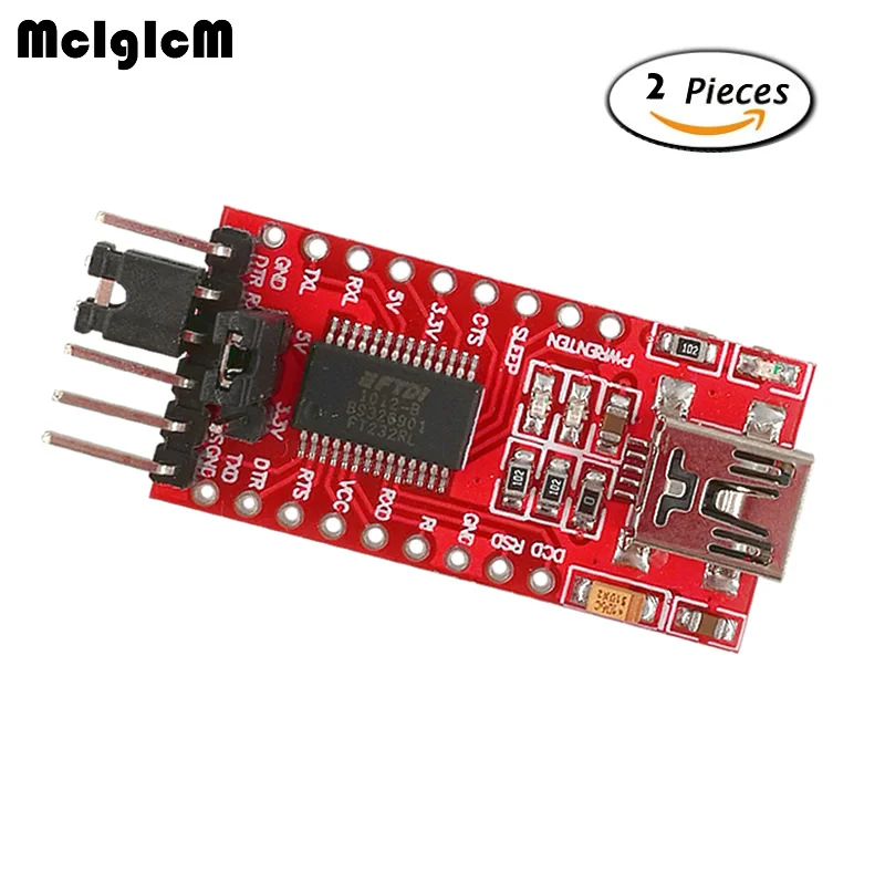 Mcigicm FT232RL FTDI USB к ttl Серийный адаптер Модуль Mini Порты и разъёмы 3 В 5 горячая