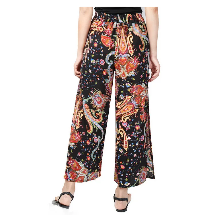 Uwback женщины шифон широкую ногу штаны 2017 новый летняя мода повседневная дышащие