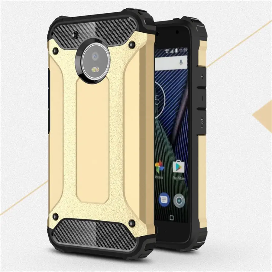 Чехол для Motorala Moto G5 гибридный прочный из ТПУ + ПК ударопрочный чехол телефона |
