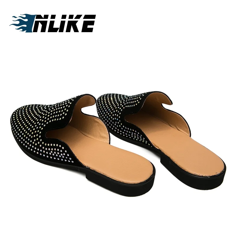 Мужские тапочки без застежки; мужская повседневная обувь; замшевые шлепанцы; мужские лоферы для вождения