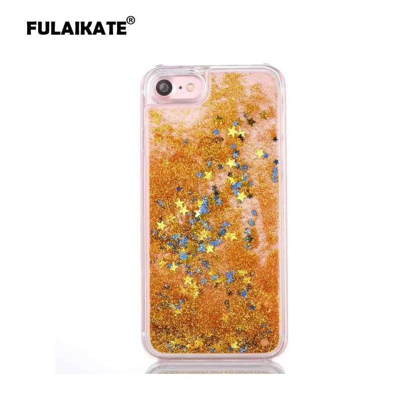 Чехол FULAIKATE для iphone 4 4S с зыбучим песком блестящий песочный задний iPhone Кристальные