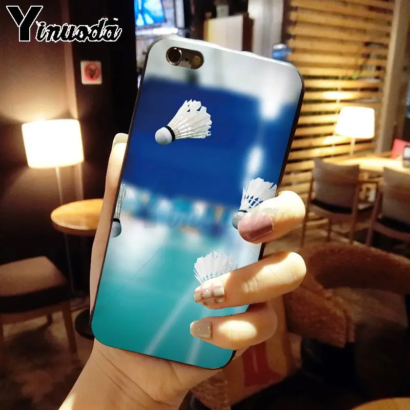 Yinuoda Бадминтон Спорт DIY печать рисунок силиконовый чехол для телефона iphone X XS MAX 8 7