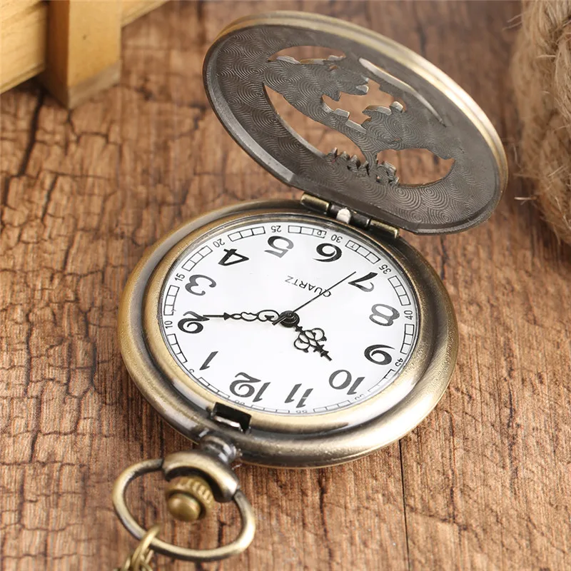 Бронзовое ожерелье &quotРыбы&quot детские карманные часы Twelve подвеска созвездия цепь