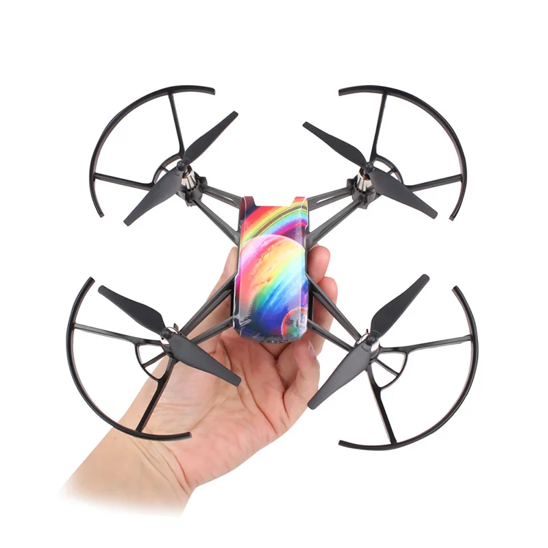 Для DJI tello ПВХ наклейка на корпус TELLO чехол 3 шт. цветные Переводные изображения