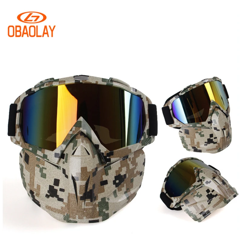 Анти туман CS тактические очки маска с защитой от ветра мотоциклетные военные