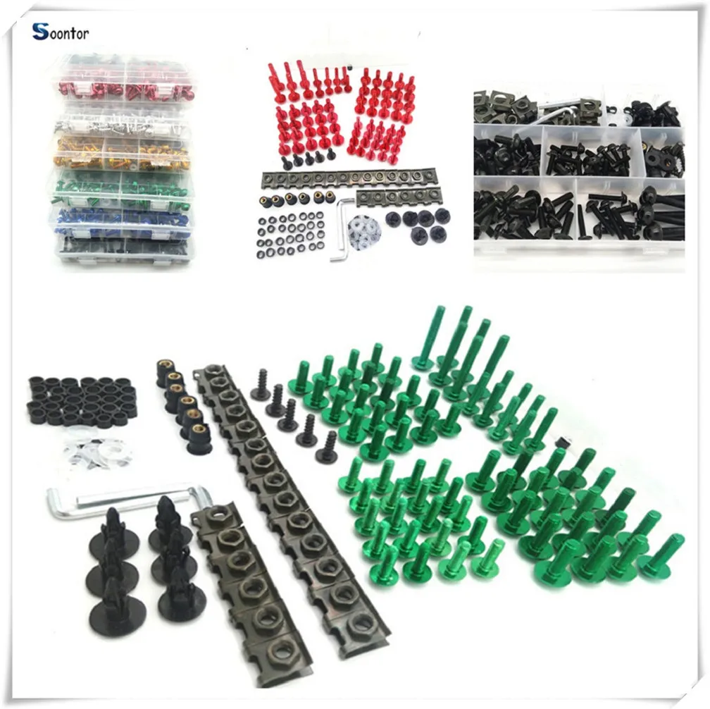 

Motorcycle Accessories Fairing Body Bolts set Kit Fastener Clips Screw Nuts For HONDA CBR1000RRFIREBLADE CBR1000RR FIREBLADE