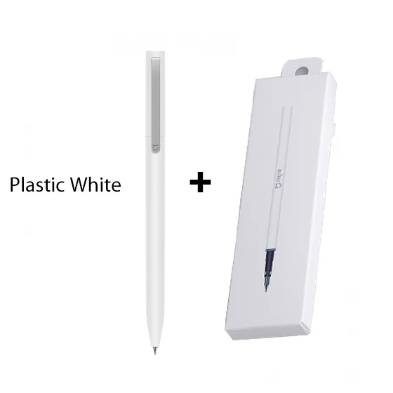 Plastic add Refill Xiaomi Mijia металлический знак Mijia чернила Япония Прочный знак 0,5 мм металлический PREMEC Швейцария заправка - Цвет: Plastic add Refill