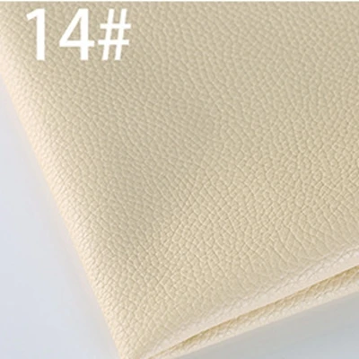 1 piese 50cmx137cm14 QUANFANG сплошной цвет искусственная кожа диван ткань из искусственной кожи искусственная тисненая кожа, искусственная кожа ткань для шитья, полметра - Цвет: 1 piese 50cmx137cm14