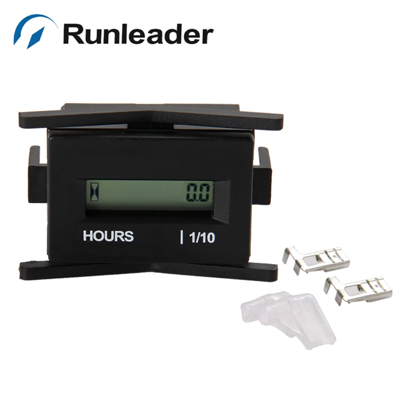 

Runleader Digital Waterproof DC Engine Hour Meter Used For Snowmobile Generator Car 4.5-60V