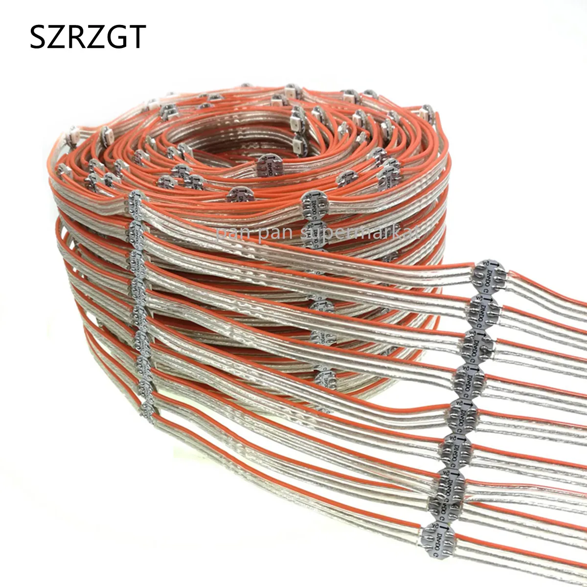 50-100PCS WS2812B LED Module String Panel Pre-soldered on Heatsink with 10CM Wire 5V WS2812 Built-in SMD5050 RGB Idividually | Лампы и