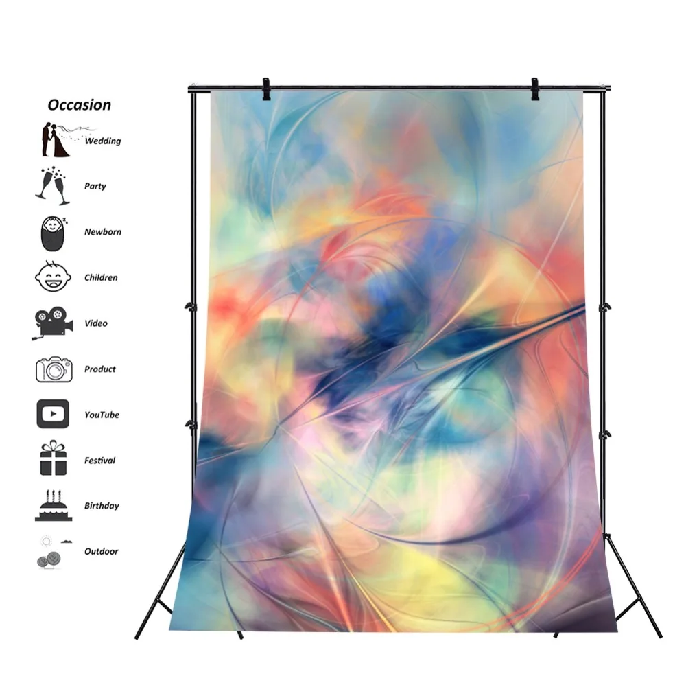 

Magic Gradient Color Photophone Abstract Patterns Photography Backdrops Mable Texture Photocall Vintage Portrait Backgrounds